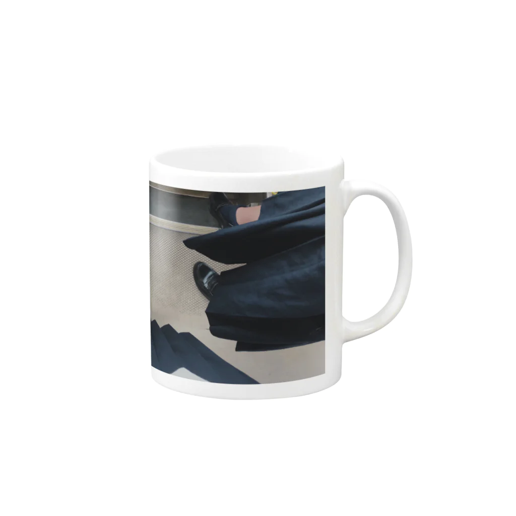 0125__ouiのなかよしこよし Mug :right side of the handle