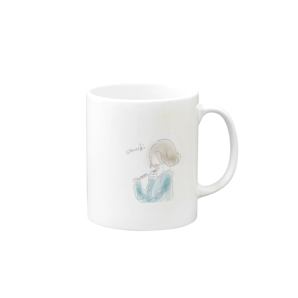 yurimyusの女の子 Mug :right side of the handle