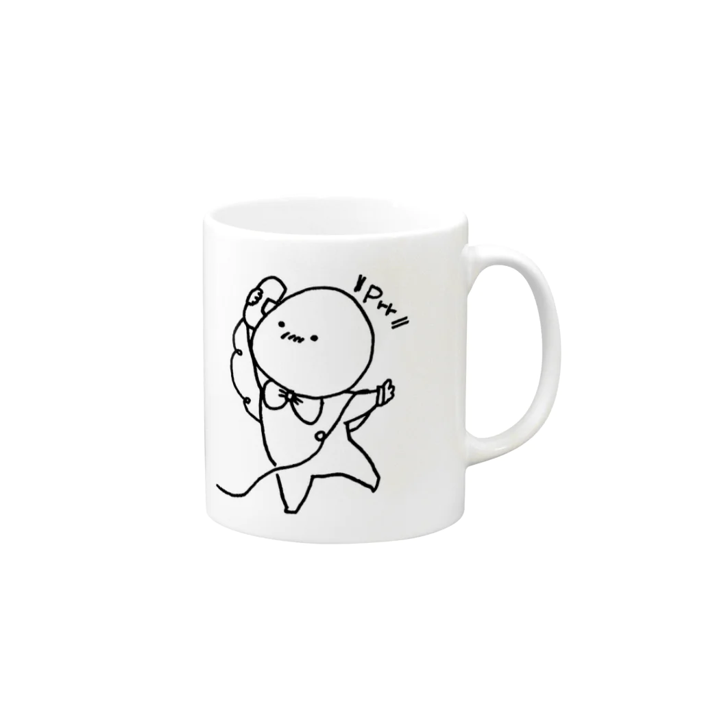 めいのたまごだんしゃく (おでんわ) Mug :right side of the handle