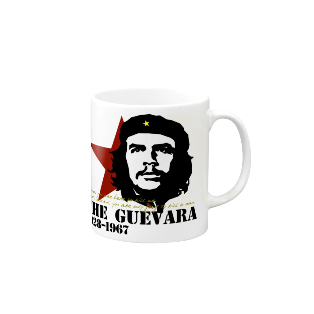 JOKERS FACTORYのGUEVARA ゲバラ Mug :right side of the handle