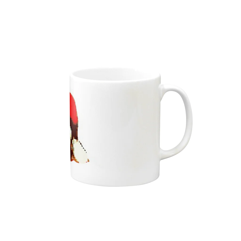 鳥頭くんの鳥頭くん Mug :right side of the handle