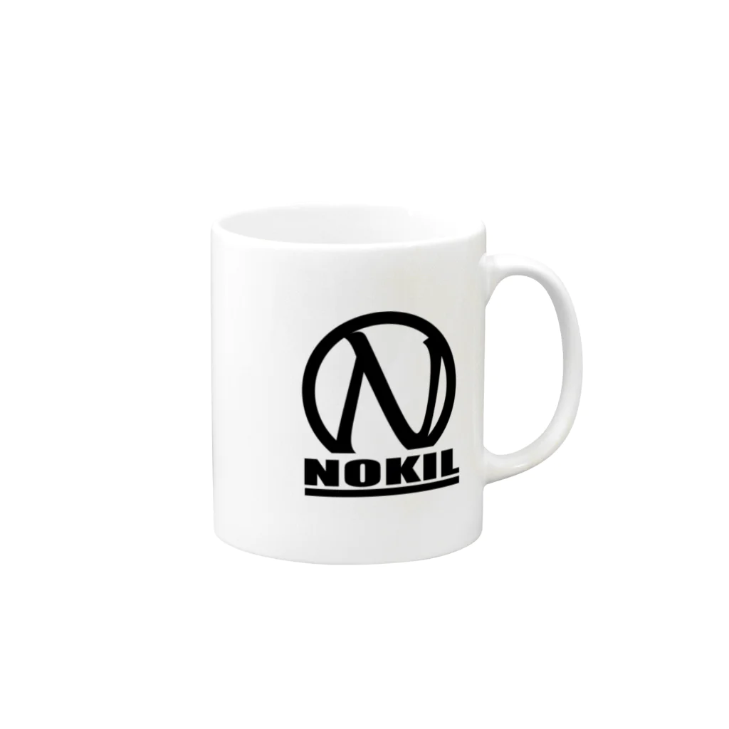 NOKIL のNOKIL丸ロゴ Mug :right side of the handle