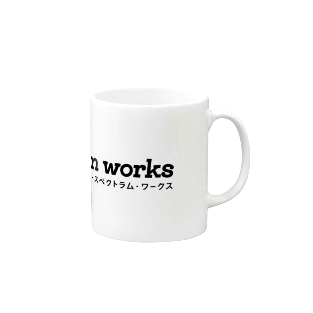 e.s.w.のe.s.w. logo Mug :right side of the handle