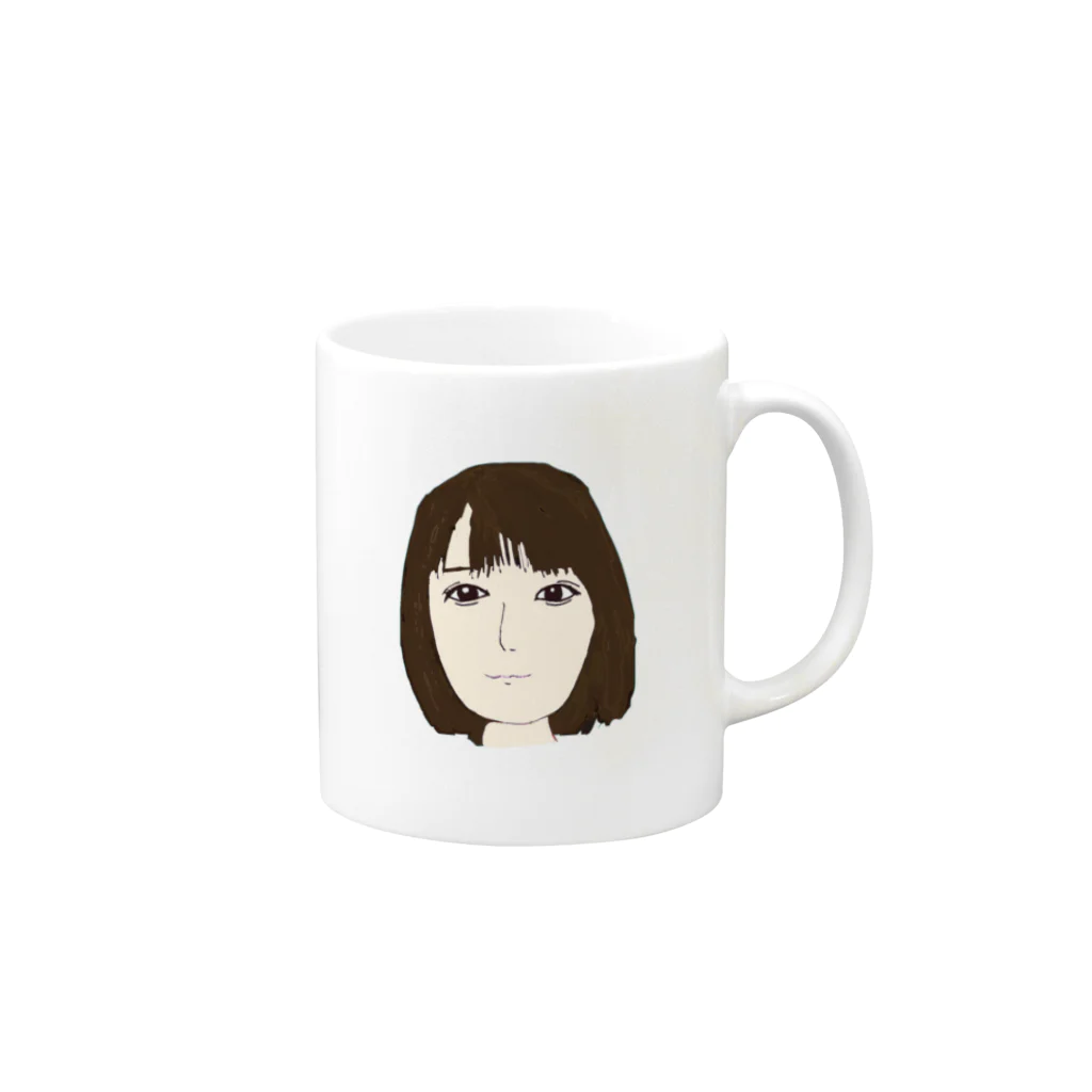 yuisyndrome16gの清純派女優 Mug :right side of the handle