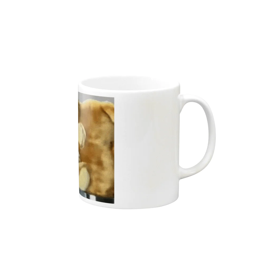 ブドウのクマの子見ていた隠れんぼ Mug :right side of the handle