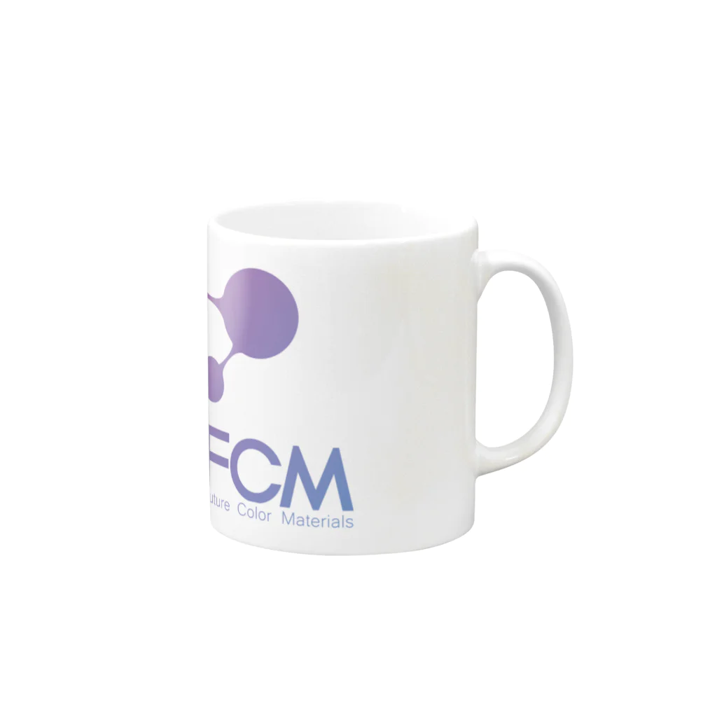FCMcorpのFCM公式グッズ マグカップの取っ手の右面