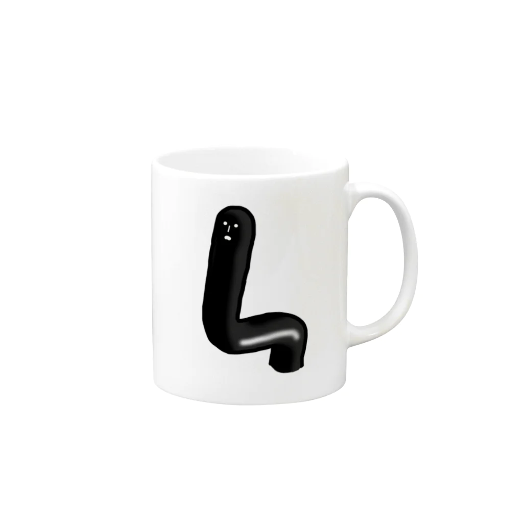 PM商店の隅切り君 Mug :right side of the handle