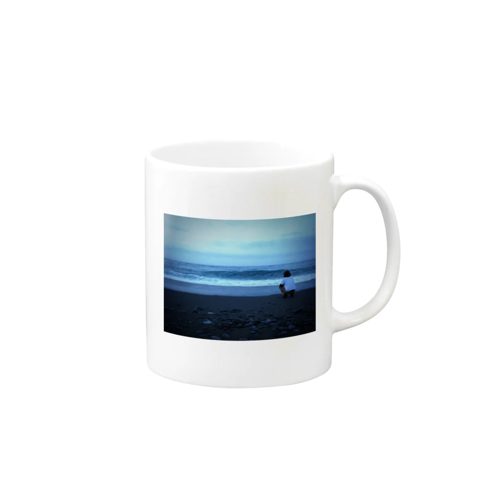 やーもっさんの海 Mug :right side of the handle