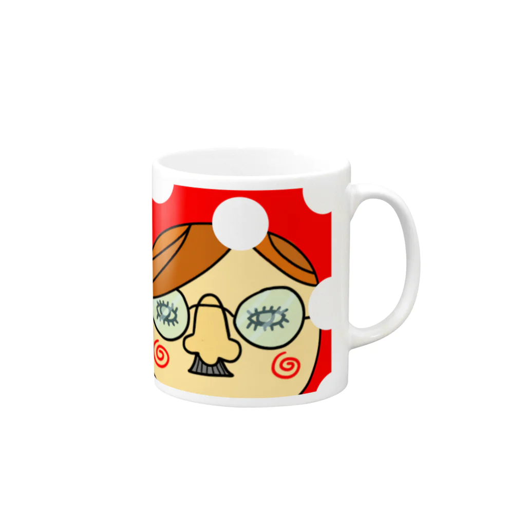 ☆peg☆ぺぢのアップ赤ずきん Mug :right side of the handle