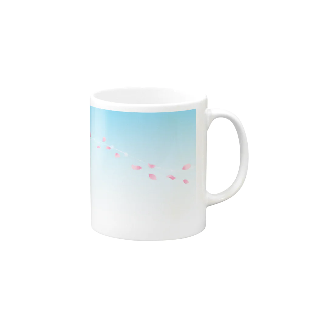 わたのはらのひさかたの Mug :right side of the handle