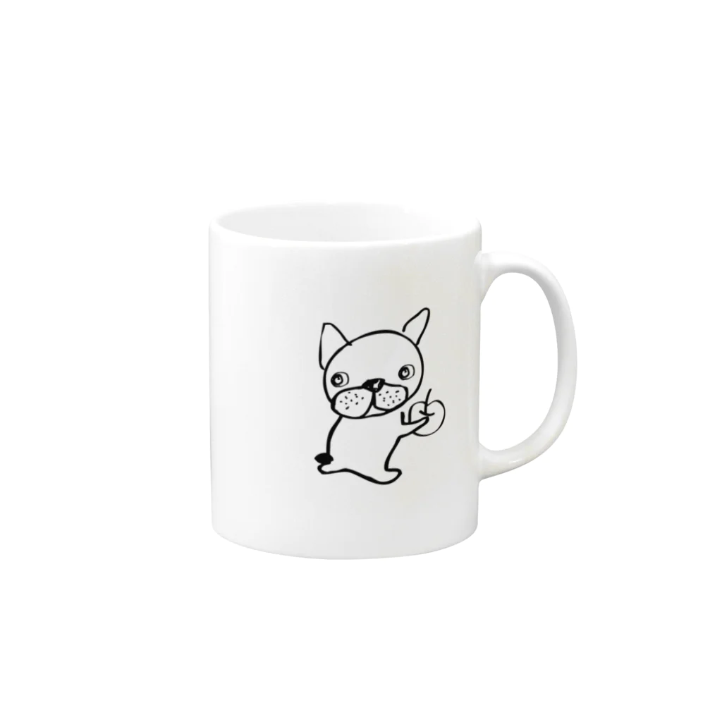 chillcomaのcoma Mug :right side of the handle