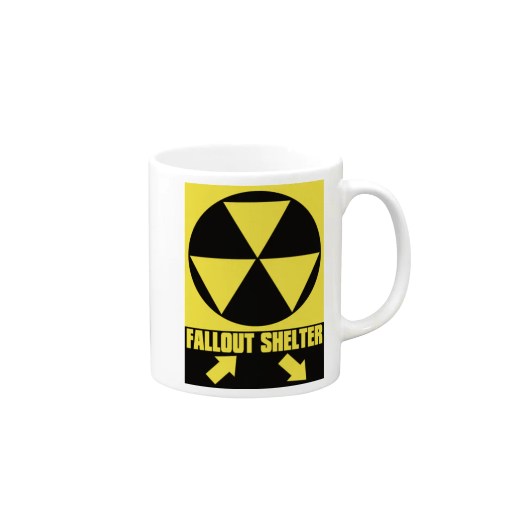 AURA_HYSTERICAのFallout_Shelter マグカップの取っ手の右面