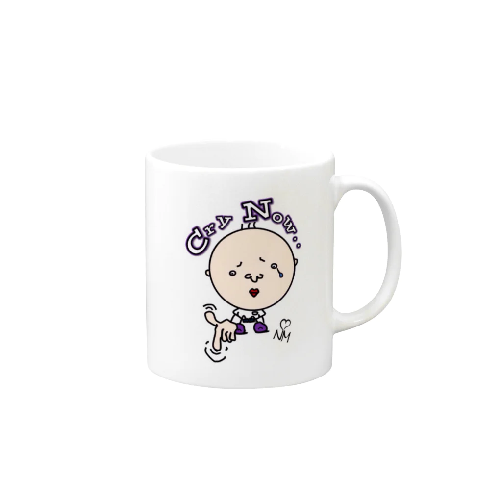 洋食ニューマインドのMr.Toy【CRY NOW…】 Mug :right side of the handle