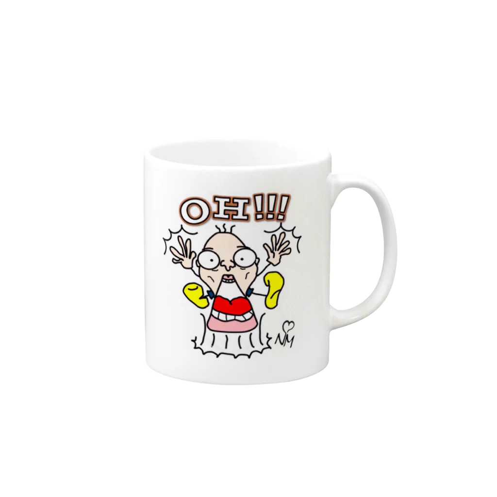 洋食ニューマインドのMr.Toy【OH!!!】 Mug :right side of the handle