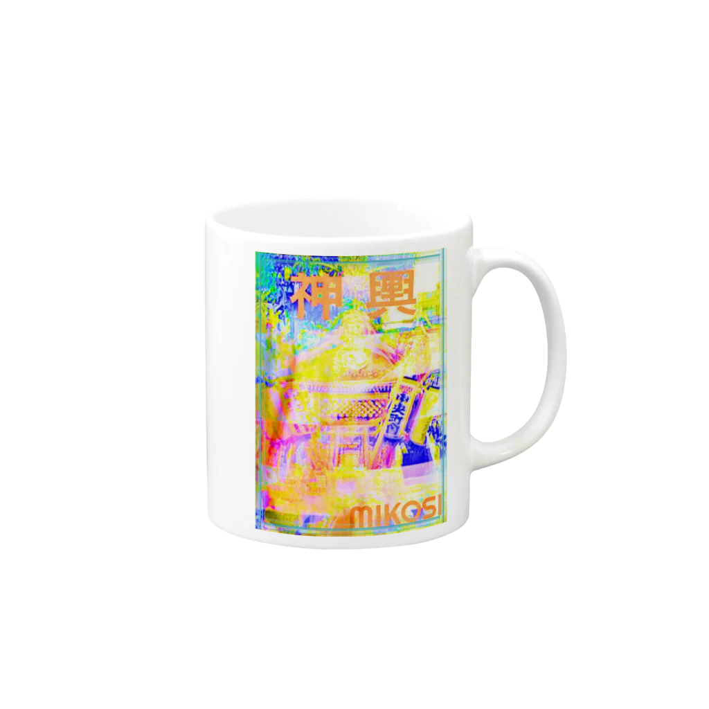 テル！のお店の神輿その２ Mug :right side of the handle