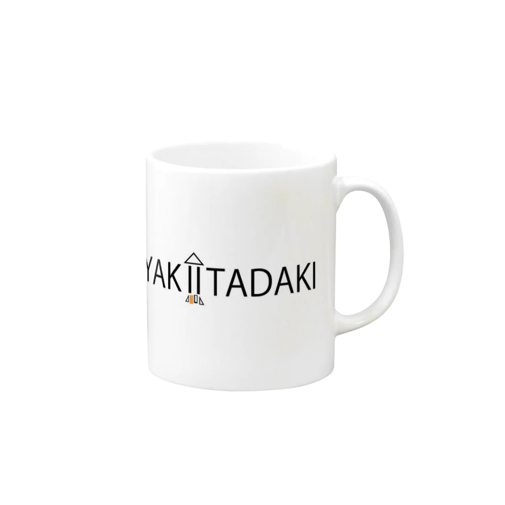 IKYAKIITADAKIのIKAYAKIITADAKI マグカップの取っ手の右面