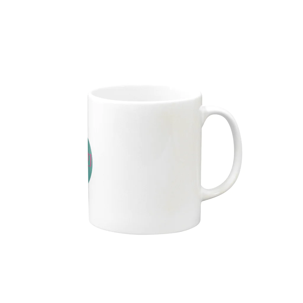 バーオカマザのオカマザオフィシャルグッズ Mug :right side of the handle