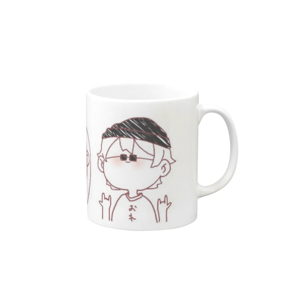 1583の完全にパパ活2 Mug :right side of the handle