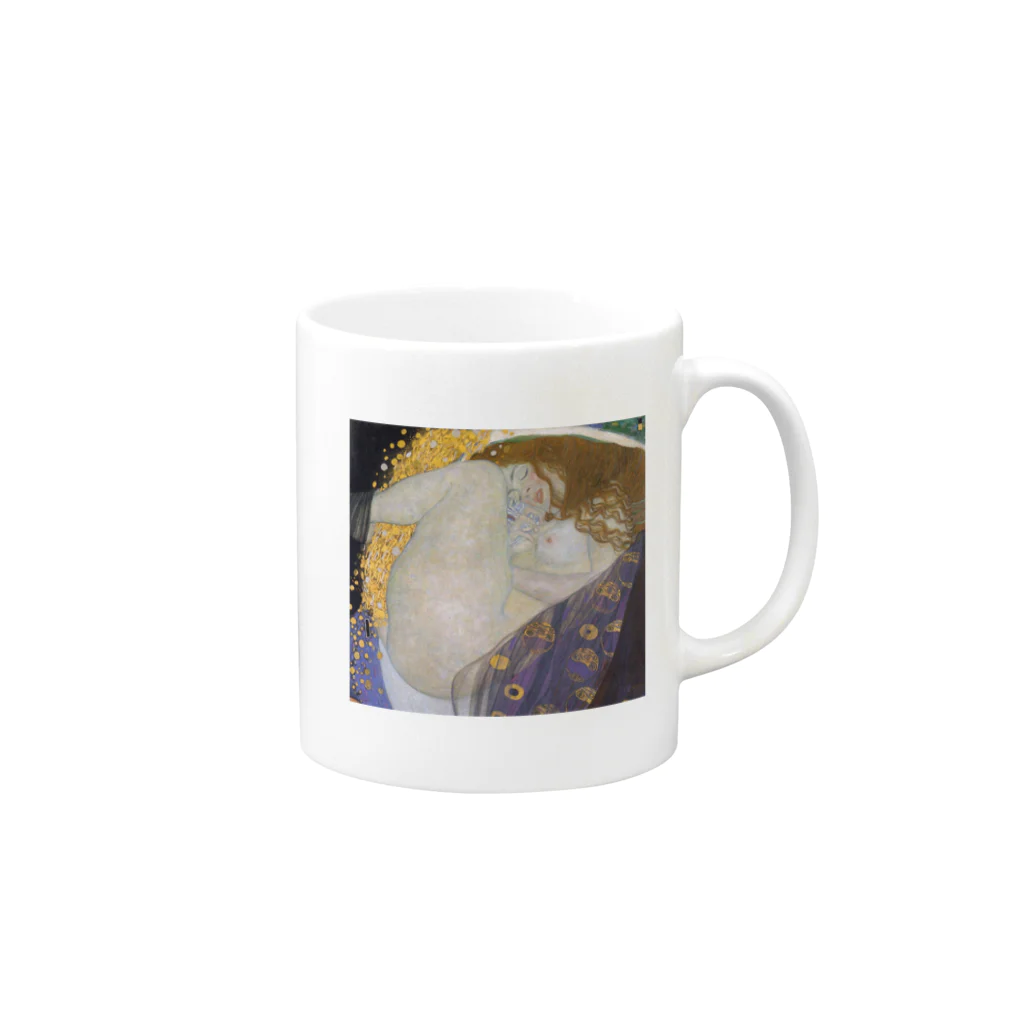 Art Baseのダナエ / グスタフ・クリムト ( Danae / Gustav Klimt 1908 ) Mug :right side of the handle