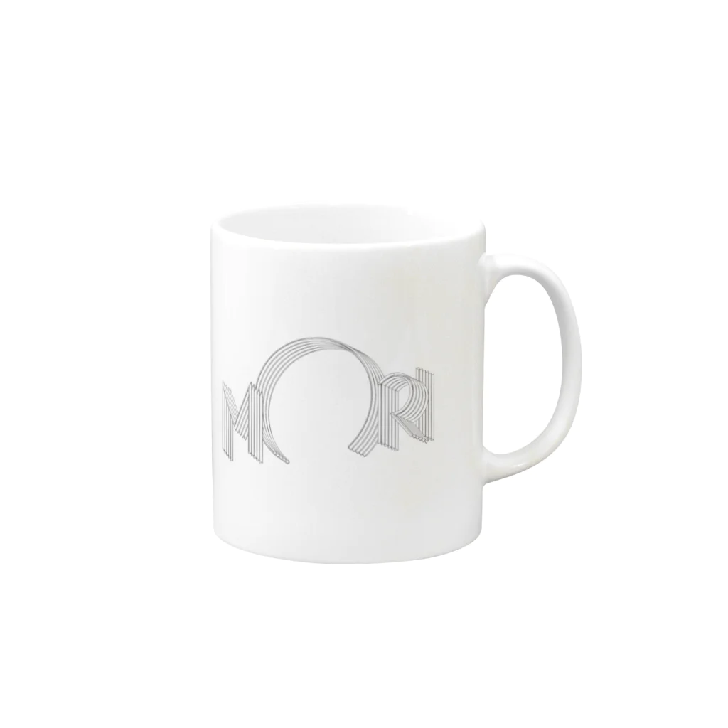 moriのmori Mug :right side of the handle