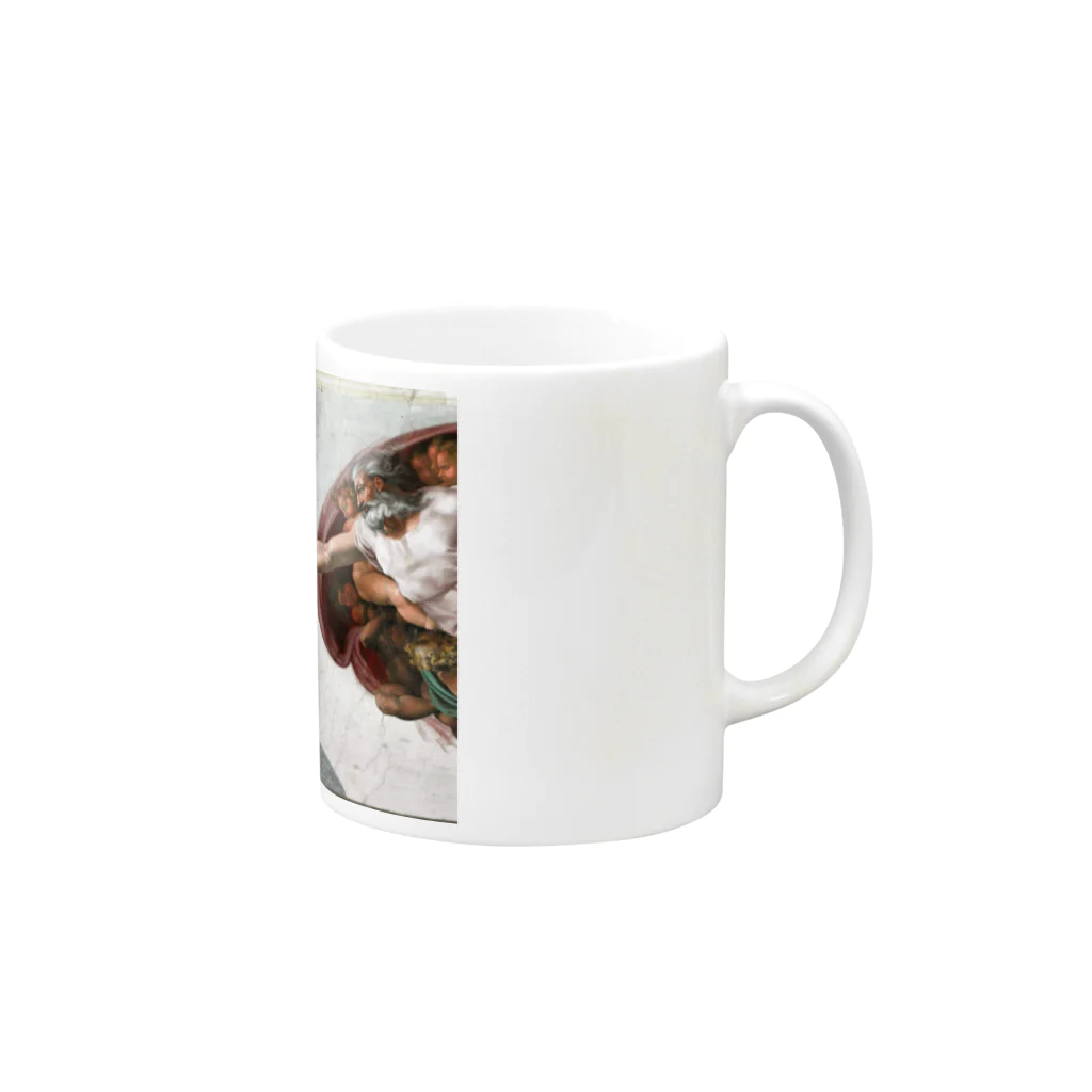 hello!!masterpieceのHello adam Mug :right side of the handle