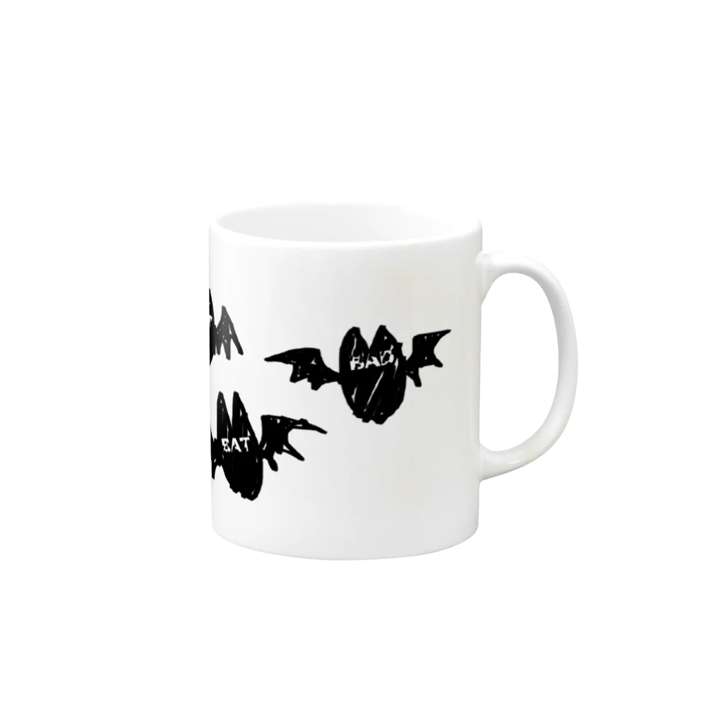 nemuimenuiのBATs Mug :right side of the handle