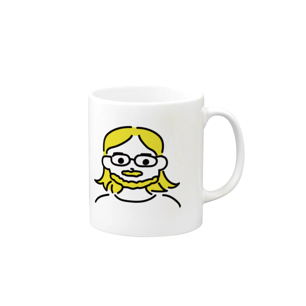 じーくんのジンクさん Mug :right side of the handle