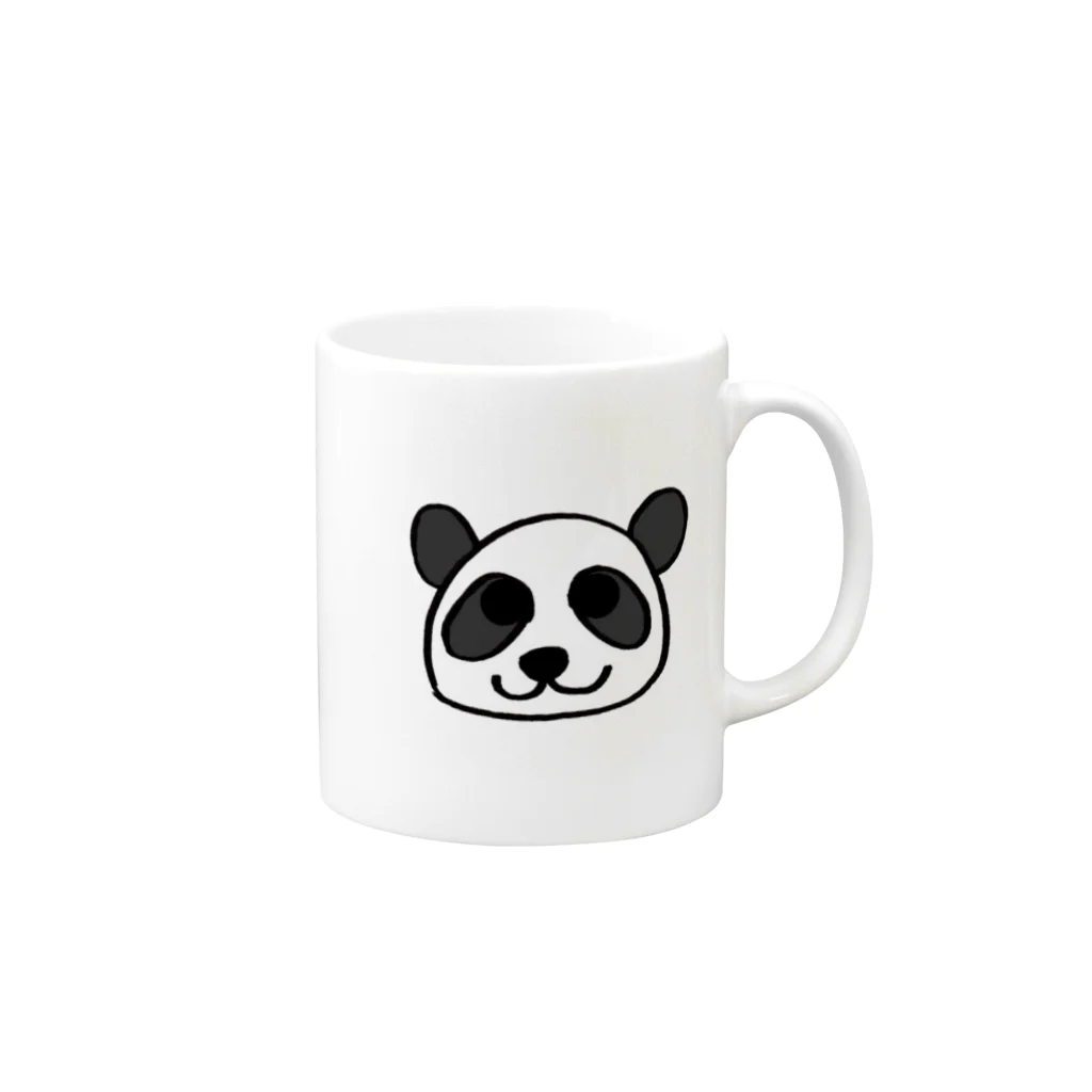 morinonakaのぱんだ Mug :right side of the handle