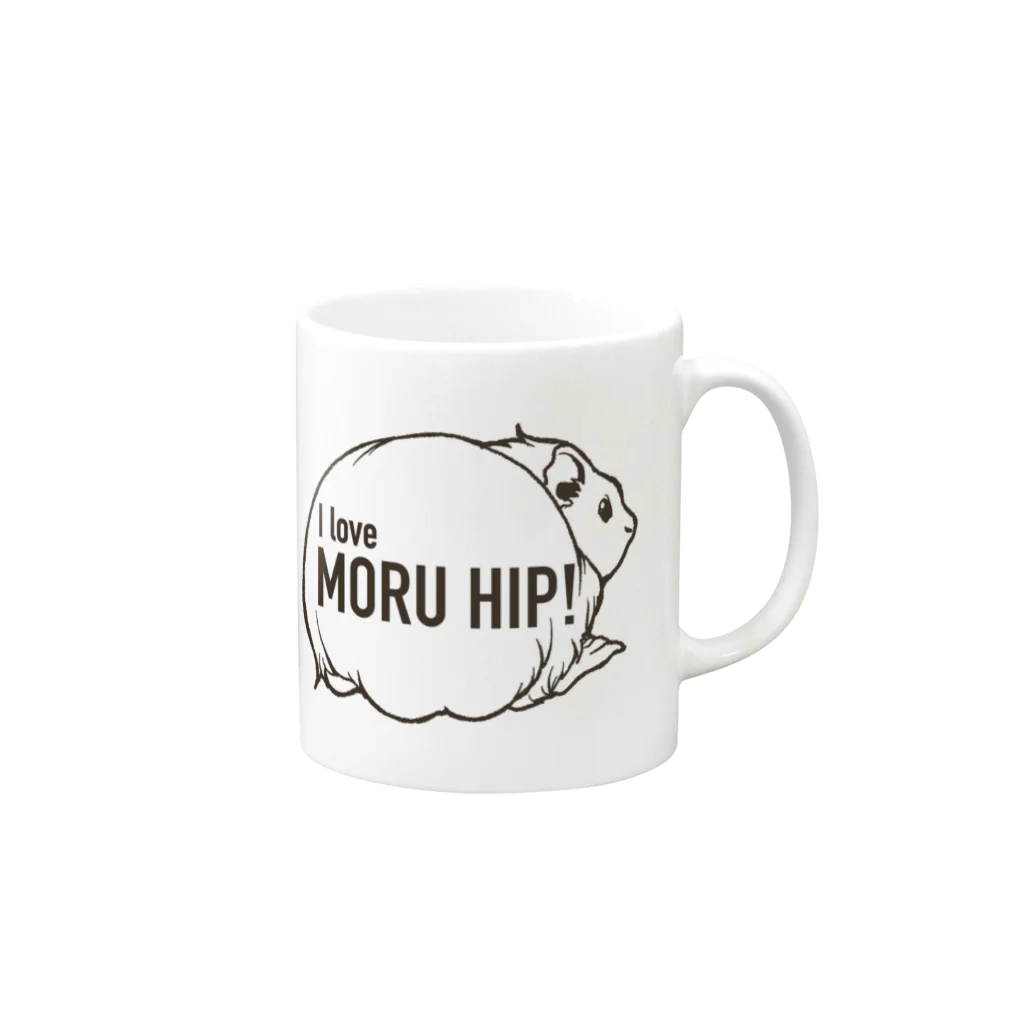 LichtmuhleのI love MORUHIP ♂ Mug :right side of the handle