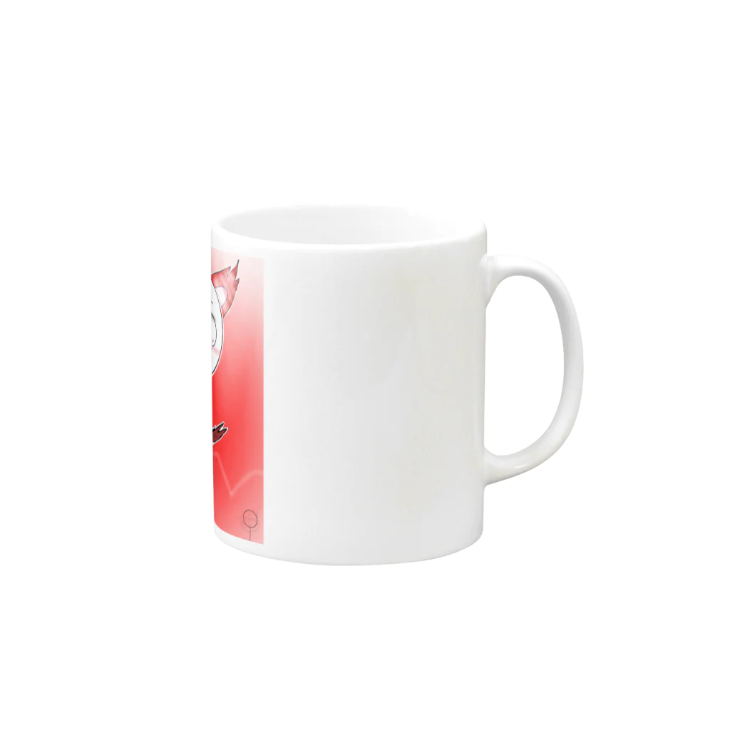 カゼちゃんのカイミ byKAZERO Mug :right side of the handle