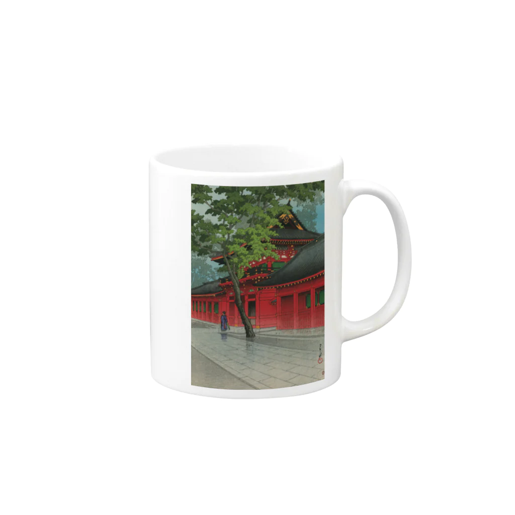 M.Miraの「山王之雨後」 Mug :right side of the handle