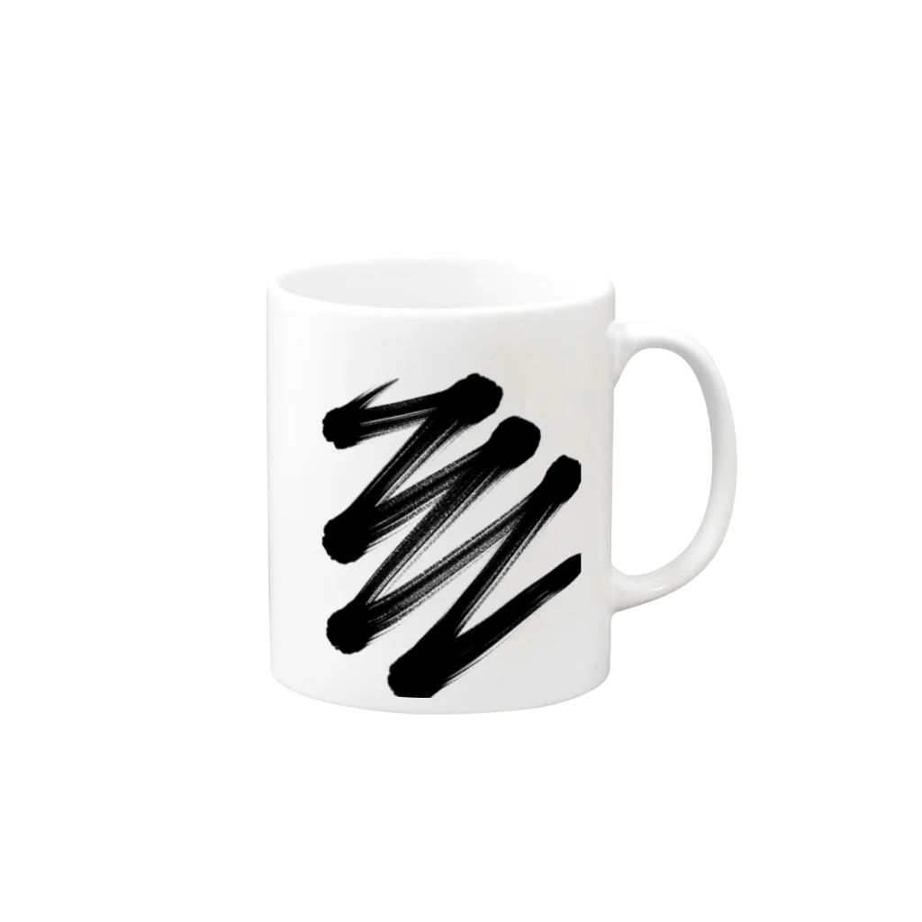 YURURIのかみなり Mug :right side of the handle