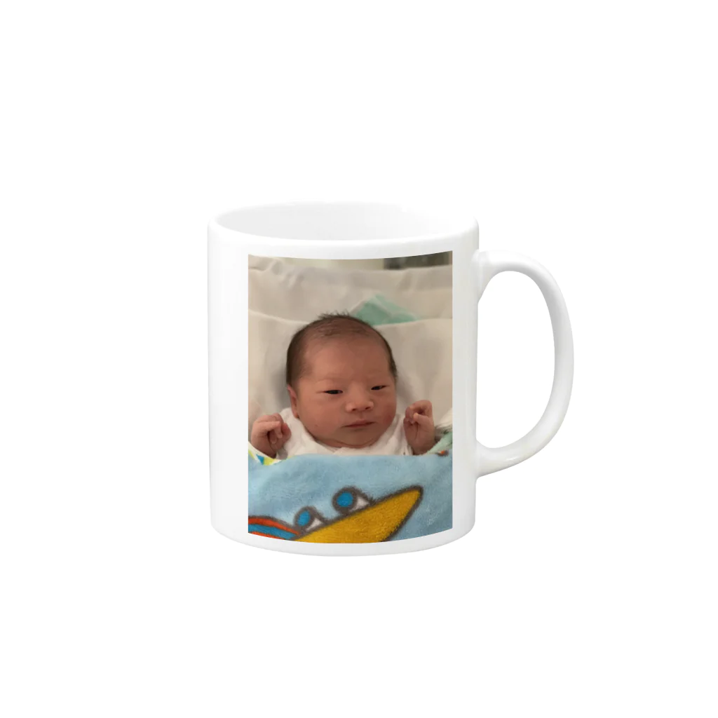 illuminateの可愛い我が子 Mug :right side of the handle