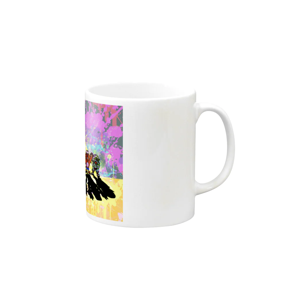 chanのMONSTERS Mug :right side of the handle