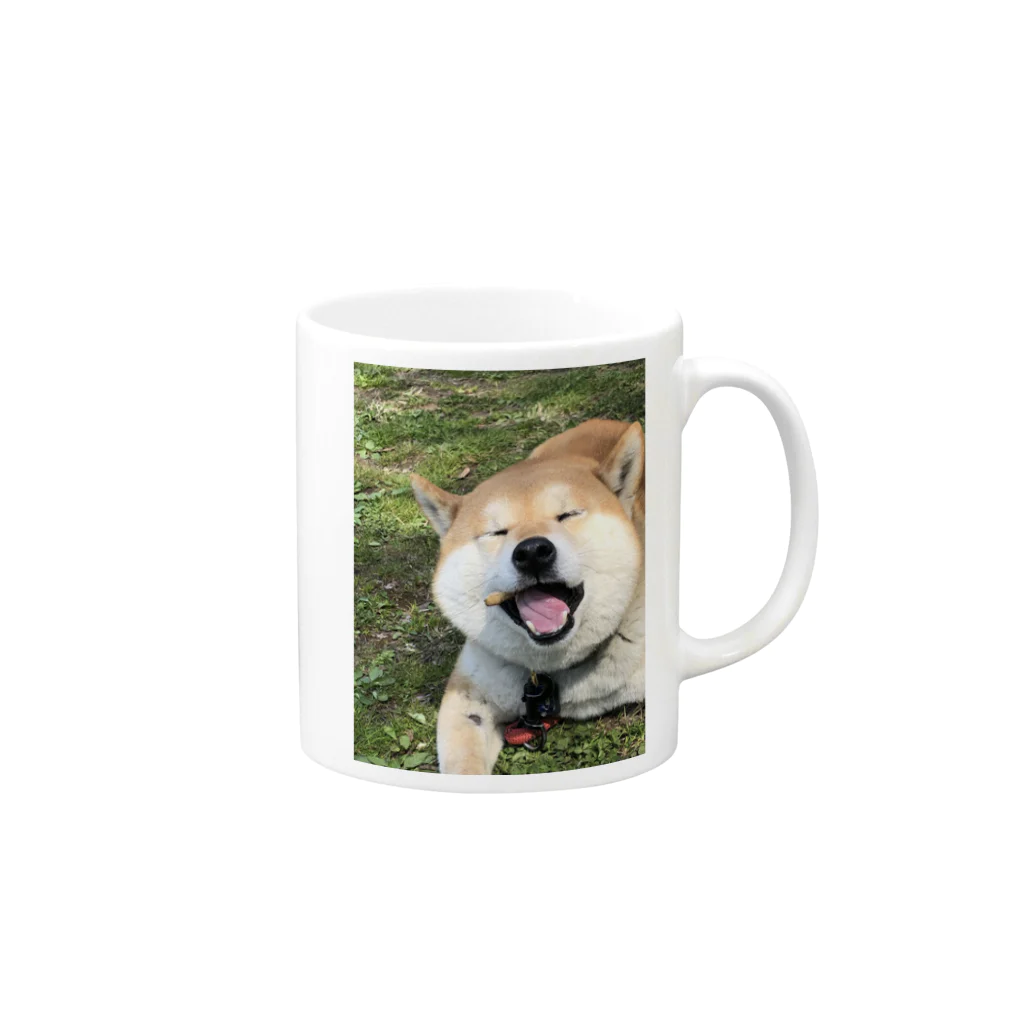 おみのHARUおめ Mug :right side of the handle