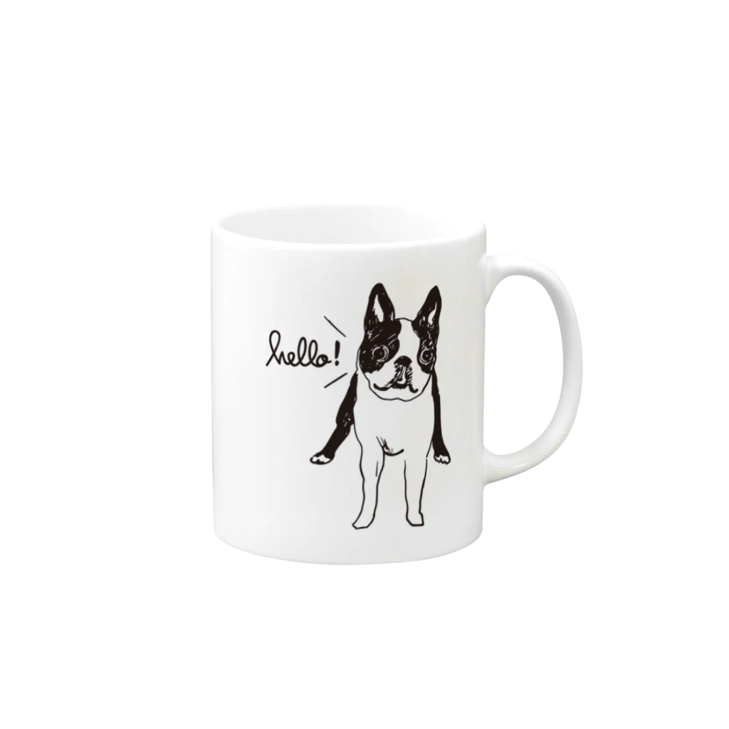 parkmansionのrin01 Mug :right side of the handle