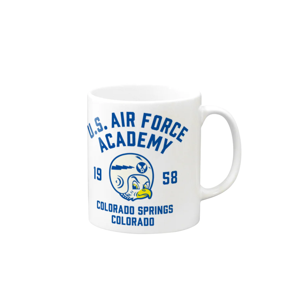 Bunny Robber GRPCのAIR FORCE ACADEMY 1958 Mug :right side of the handle