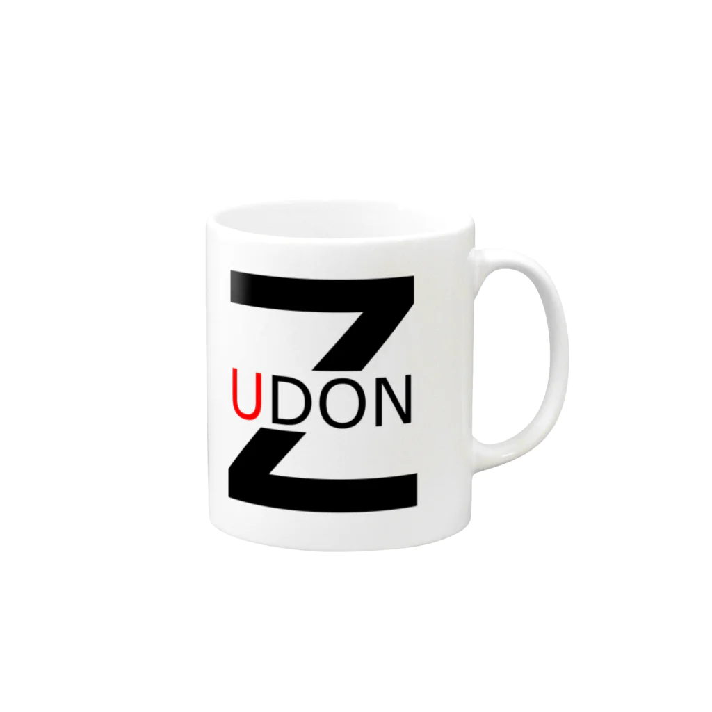 U2upのU2upZUDON Mug :right side of the handle