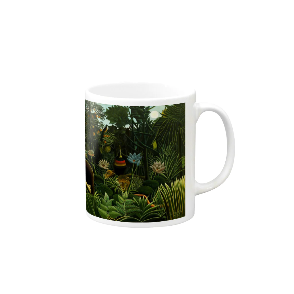 Art Baseの夢 / アンリ・ルソー（The Dream 1910） Mug :right side of the handle