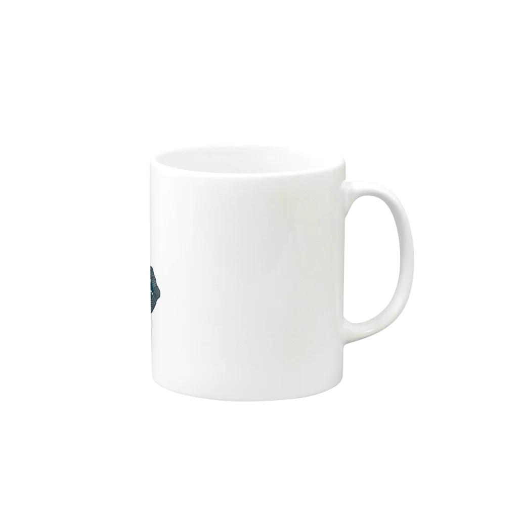 ki-yanのシーラカンス Mug :right side of the handle