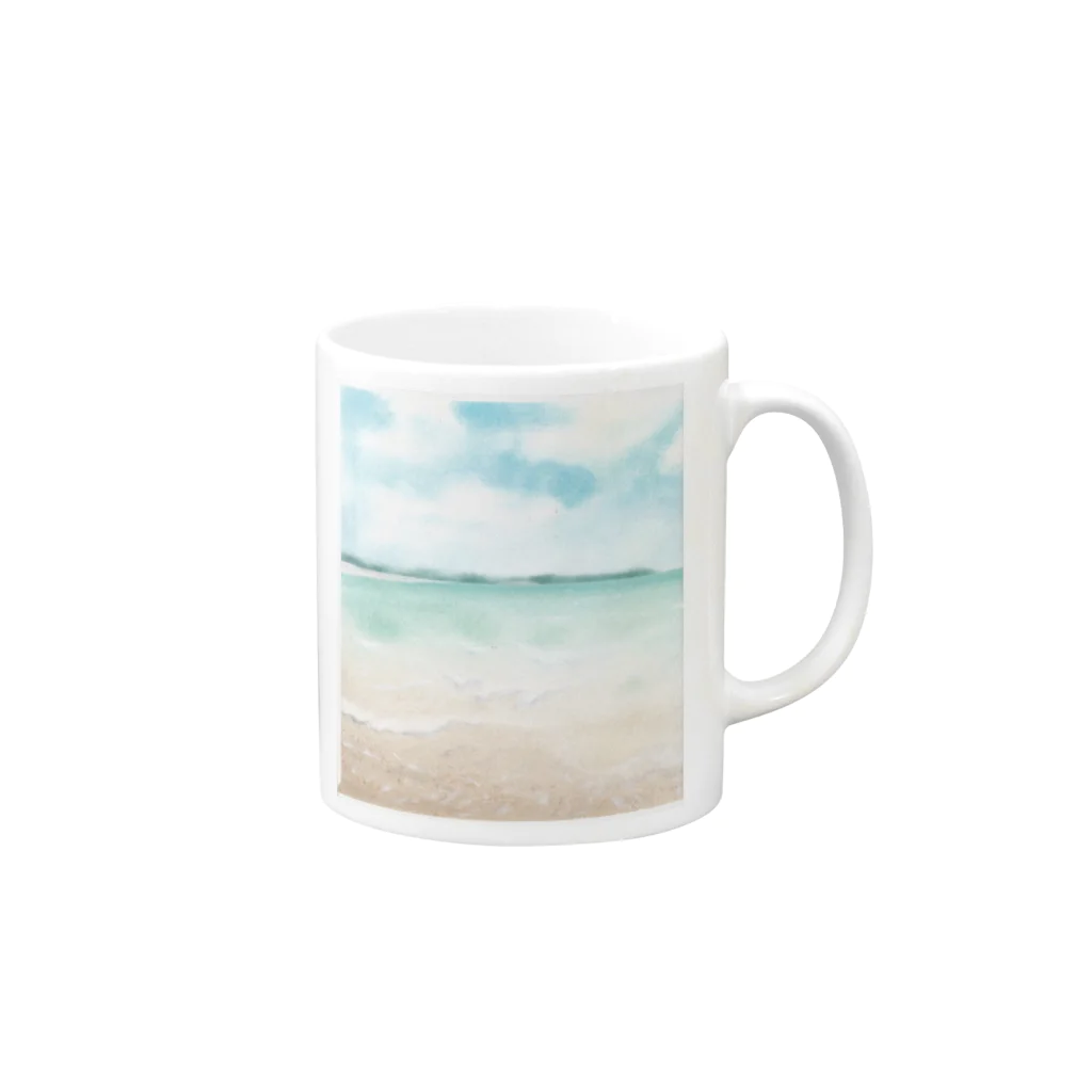 caprice-yk-sunのそうだ海に行こう! Mug :right side of the handle