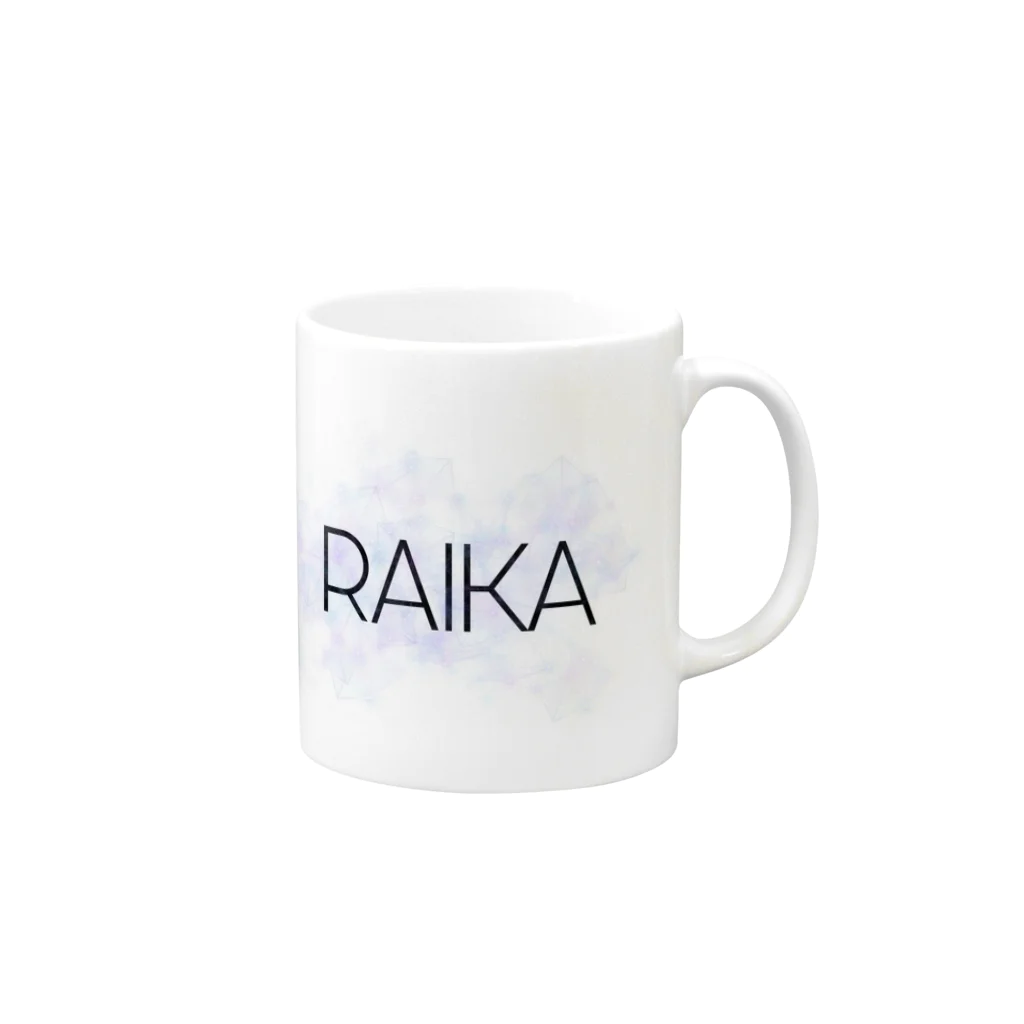 RAIKA369CANNERUの雷火のグッズ Mug :right side of the handle