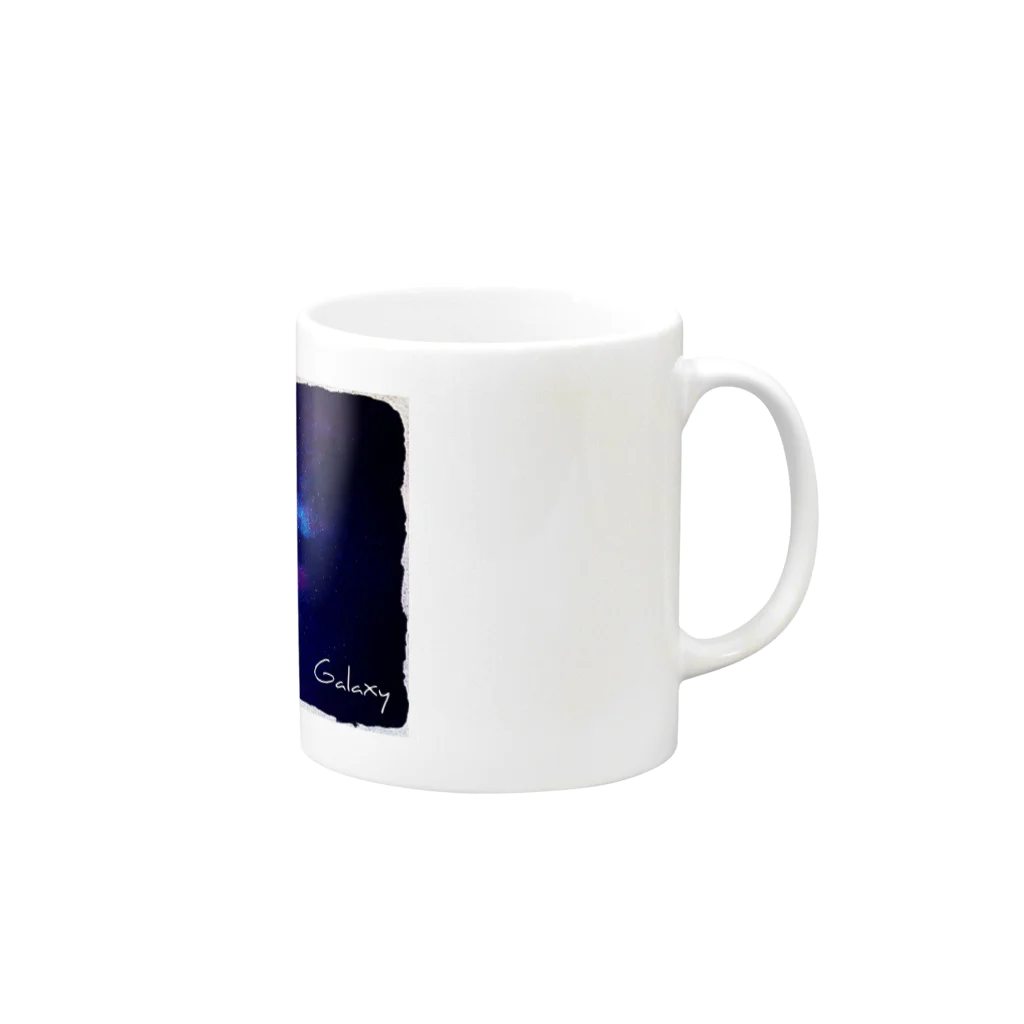 DELUTAYAのGΔLΔXY Mug :right side of the handle