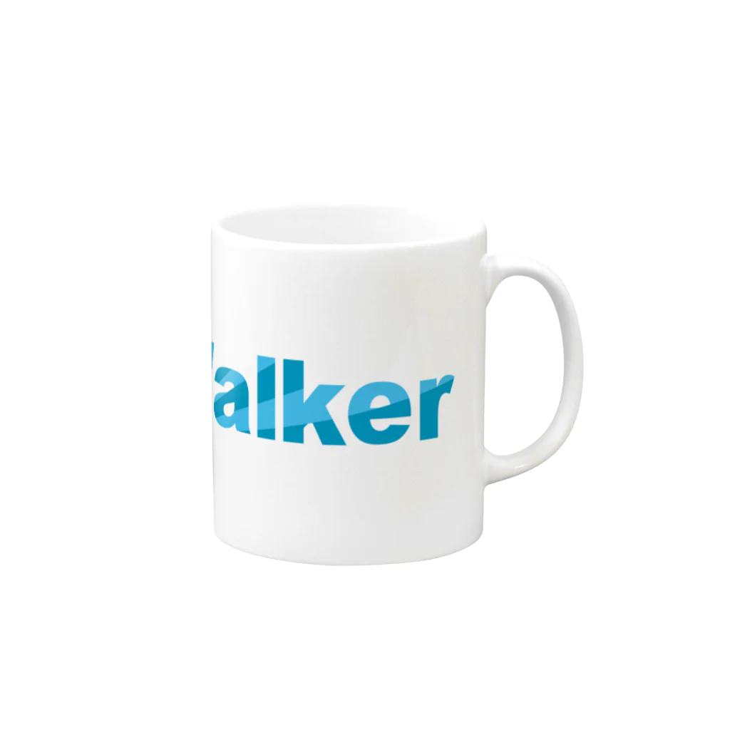 電器屋Walker 公式グッズの電器屋Walker フルカラーロゴグッズ Mug :right side of the handle