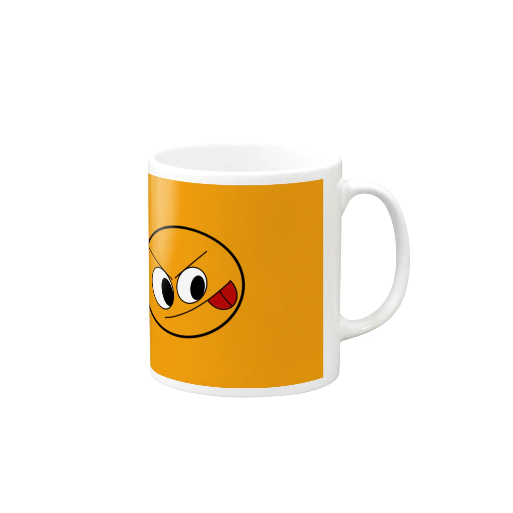 kawac_suzuriの1-paku Bonz Mug :right side of the handle