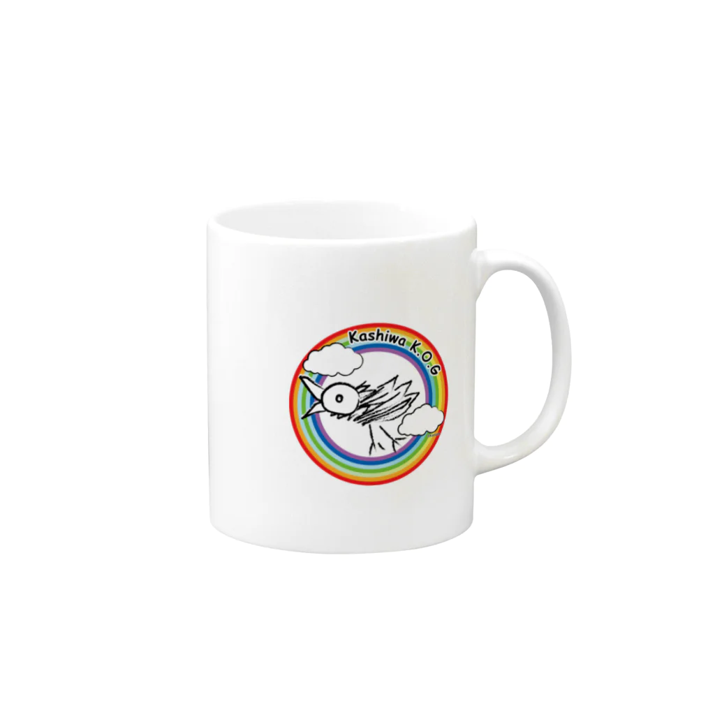 K.O.G Shopのかぁさんグッズ Mug :right side of the handle