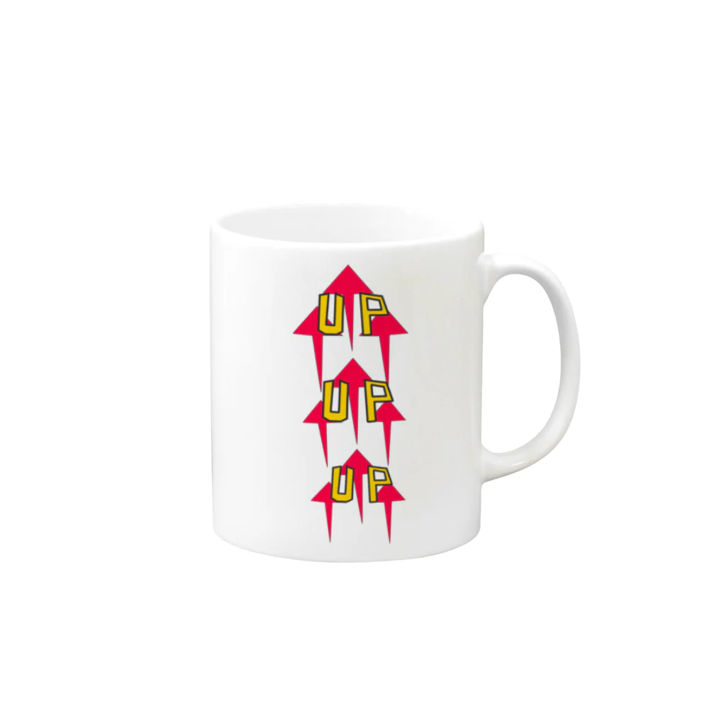 ナントカのUP!! Mug :right side of the handle