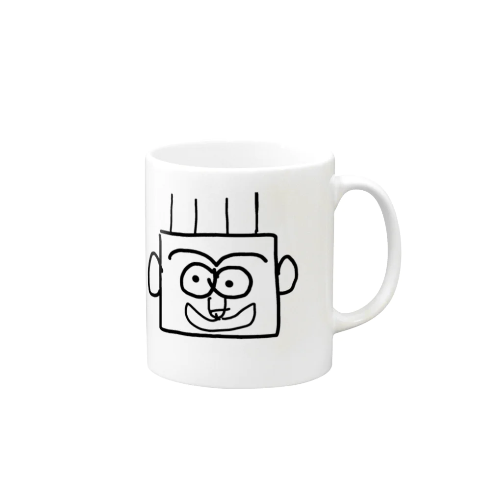 JKのシンゴくん Mug :right side of the handle