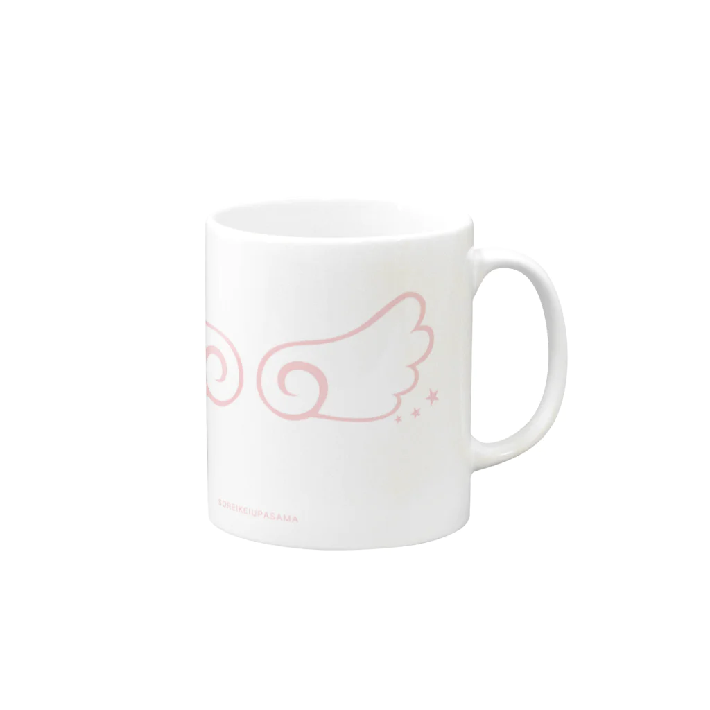 あいすと☆のそれいけ！うぱさま Mug :right side of the handle