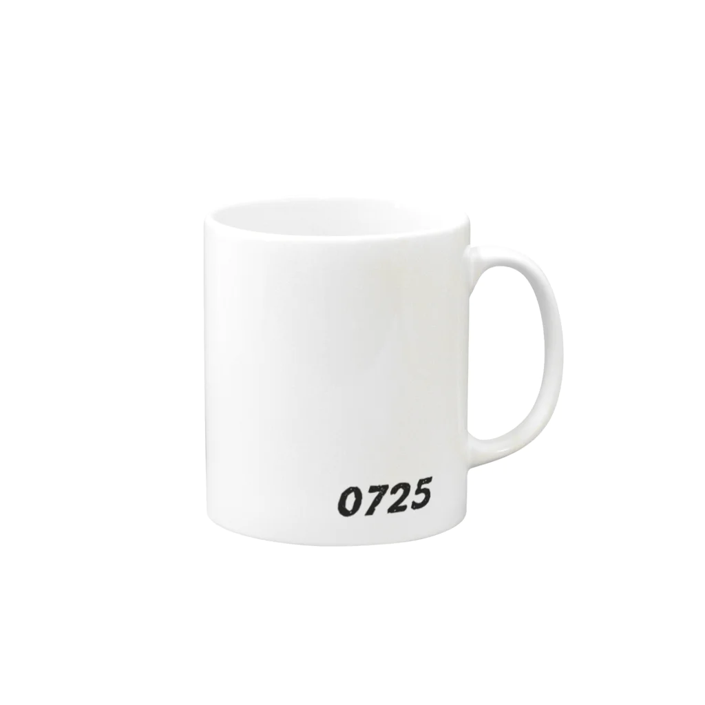 oca U.の生年月日 _ dark Mug :right side of the handle